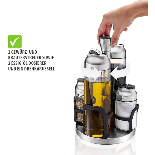 Набір для оцту, олії та спецій Gefu Kippo 4 шт. (33734) - фото 3
