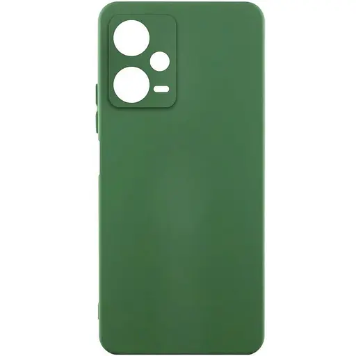 Чохол Silicone Cover Lakshmi Full Camera (AA) для Xiaomi Redmi Note 12 Pro 5G Зелений / Dark green