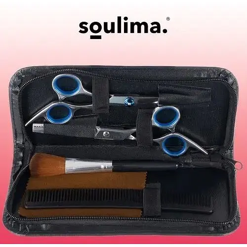 Перукарський набір Soulima 18084, 7 в 1 у футлярі з аксесуарами - фото 9