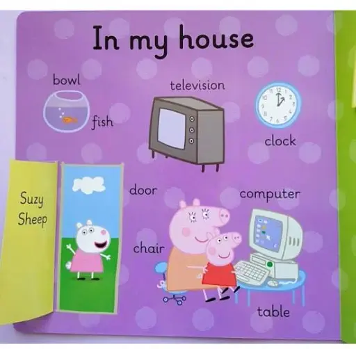 Peppa’s First 100 Words. An early-learning lift-the-flap book for toddlers - фото 6