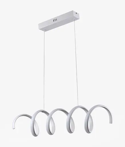 Люстра подвесная светодиодная Sirius LCD3055 WT белая - фото 4