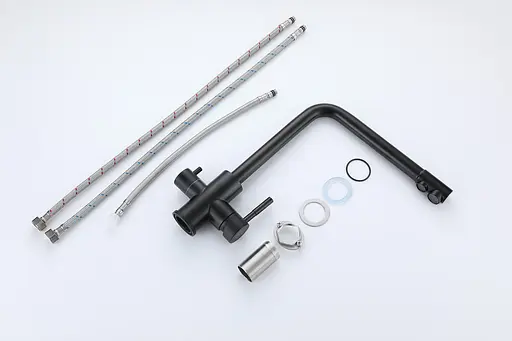 Змішувач для кухні з підключенням до фільтра чорний "Frosh" Nett FB-33 Чорний - фото 8