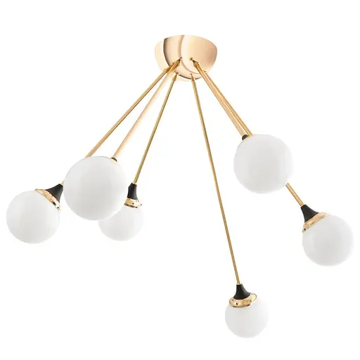 Люстра Brille потолочная молекула в спальню E14 40W G (BL-415C/6) - фото 7