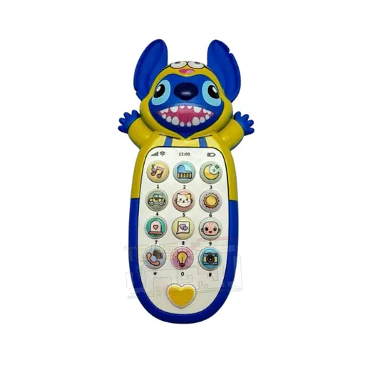 Телефон Стіч, англ. озвучка, музика, підсвітка, EC666-1A2 (В асортименті)