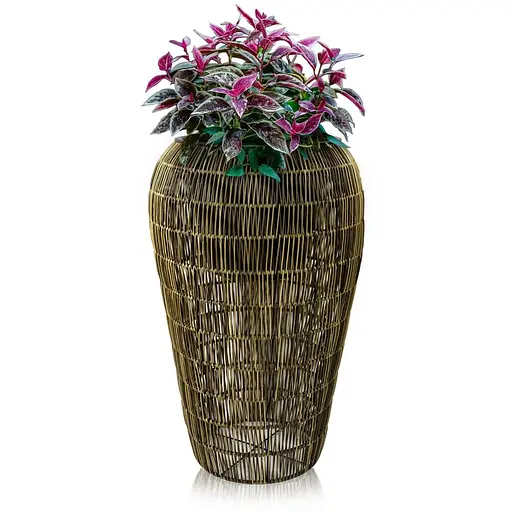 Кашпо Engard из искусственного ротанга 45х45x70 см (HA-06) - фото 6