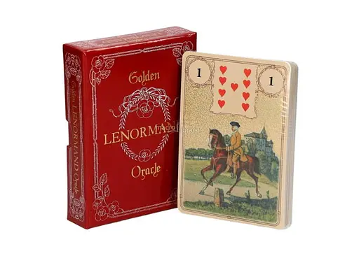 Карты Scarabeo Золотой Оракул Ленорман (Golden Lenormand Oracle Tarot) (ВР_КТЗОЛ) - фото 2