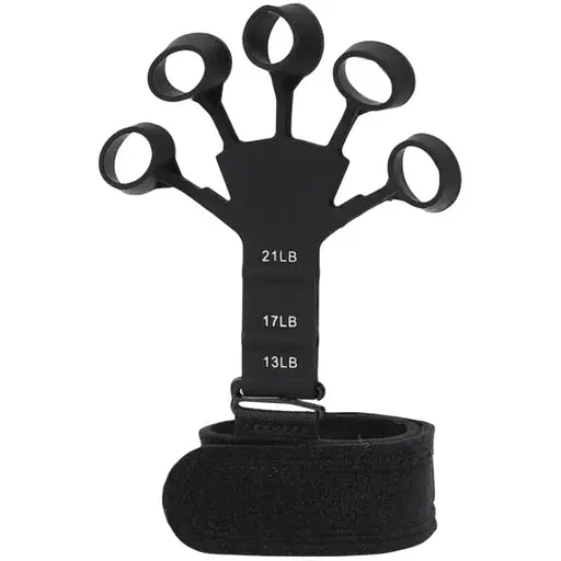 Тренажер-еспандер для пальців рук та кисті EasyFit Spiderweb Чорний (EF-1901) - фото 1