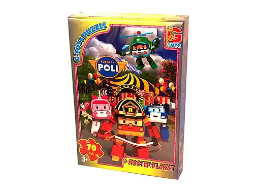Пазлы G-Toys Робокар Полли, 70 элементов, RR067434