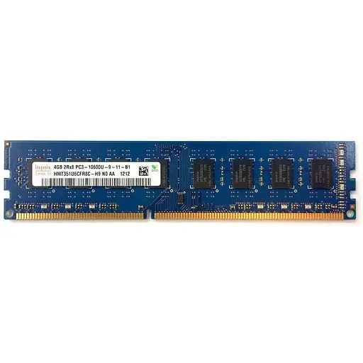Оперативна пам'ять Hynix DDR3 4GB 1333MHz 2Rx8 PC3-10600, non-ECC Unbuffered Б/В
