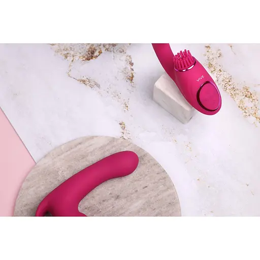 Вібратор для точки G Vive Riko 20.1 см (рожевий) - фото 21