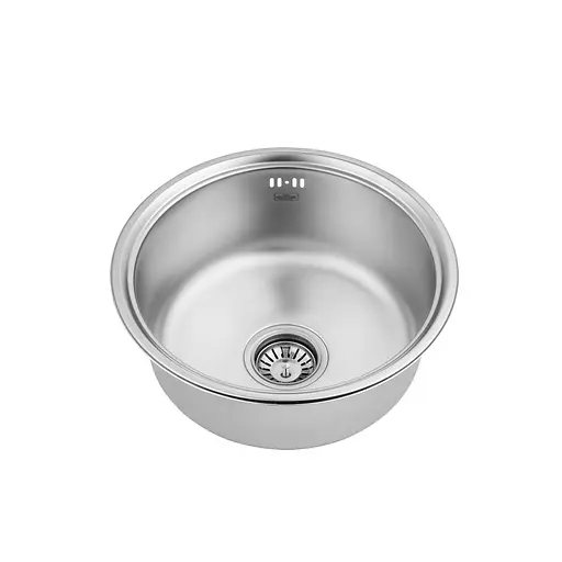 Кухонная мойка Kroner KRP Satin – 430 (0.8 мм) CV031324, Нержавеющая сталь - фото 3