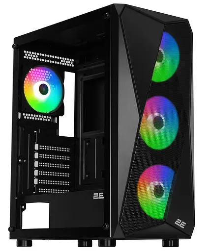 Корпус 2E GAMING Aruba G3313B ARGB без БП Black (2E-G3313B) - фото 1