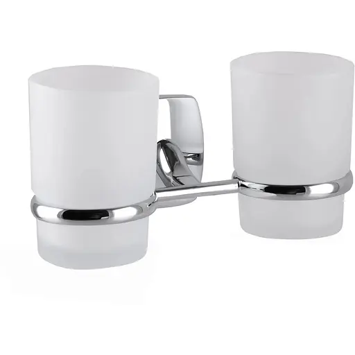 Склянка подвійна Perfect Sanitary Appliances RM 1801 хром - фото 1