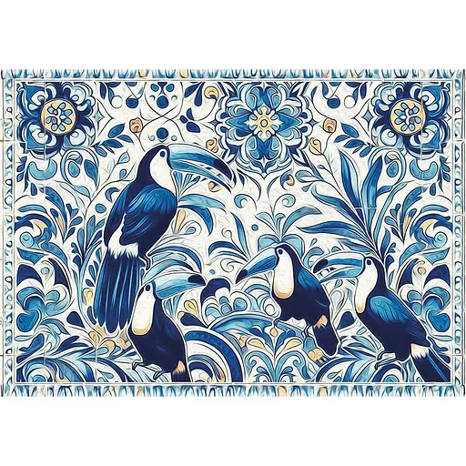 Пазли тришарові Interdruk Art on Tiles 1, 500 шт. (385086) - фото 3