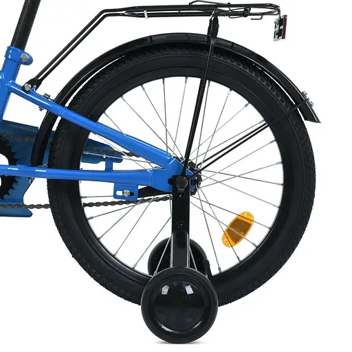 Велосипед дитячий MB 18012-1 колеса 18 дюймів, синій - фото 2