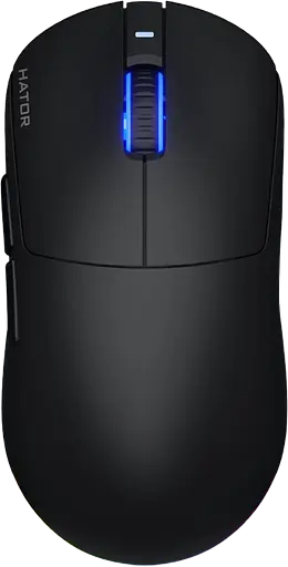 Мышь беспроводная Hator Quasar 3 RGB Black (HTM730)