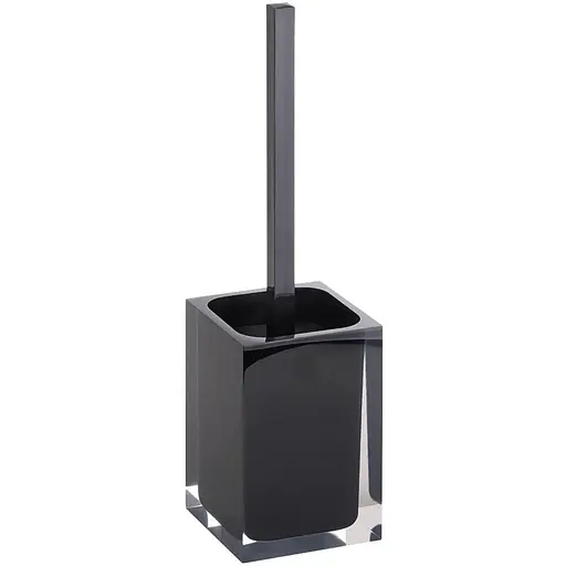 Туалетный ершик Bemeta Vista напольный 120113316-100, Черный матовый - фото 1