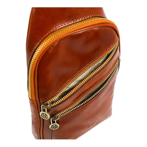 Шкіряна сумка-слінг Time Resistance 32х17х6 см sum0028227 - фото 9