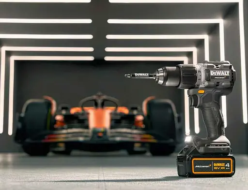 Дрель-шуруповерт ударная DeWalt McLaren F1 Team Limited Edition с АКБ и ЗП DCD85MM2T - фото 9