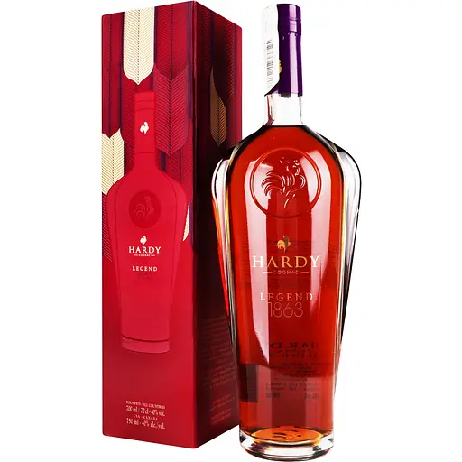 Коньяк Hardy Legend 1863 в коробці 40% 07 л - фото 1