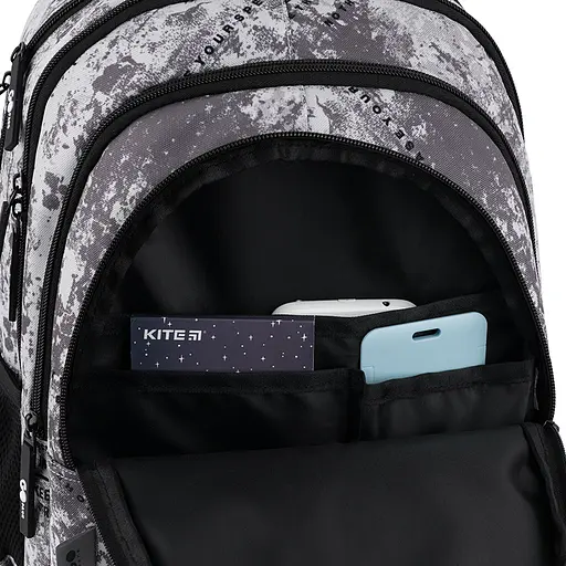 Рюкзак GoPack Teens 162M-3 Серый (GO26-162M-3) - фото 10