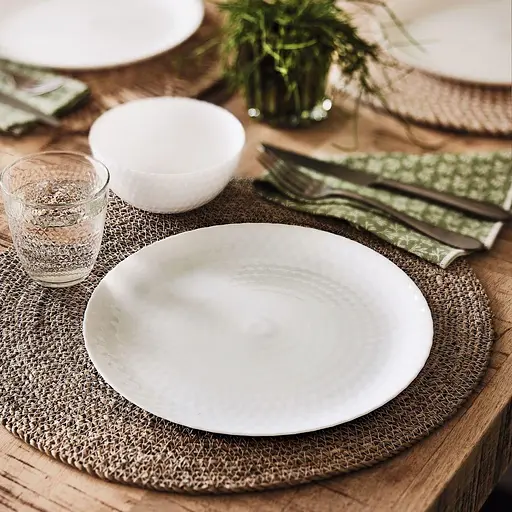 Тарілка Luminarc Pampille White 25 см обідня біла (Q4655) - фото 2