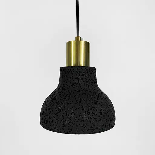 Подвес Terrazzo Toco с черным бетонным плафоном в стиле Ар-деко | Line F | Арт. MJ167/1 BK - фото 6