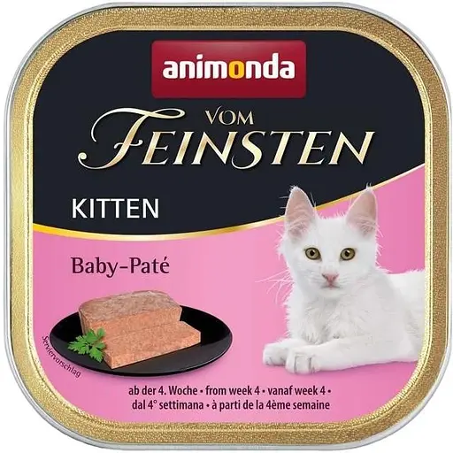 Влажный корм Animonda Vom Feinsten Kitten Baby-Paté для котят 100 г - фото 1