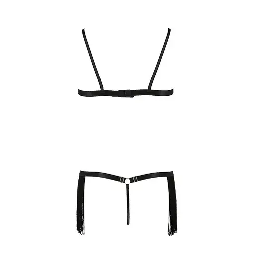 Комплект белья Passion KASSANDRA Set OpenBra black L/XL - фото 6