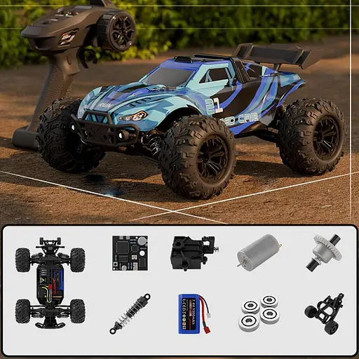 Машинка на радіокеруванні SCHE HW8807 All-terrain sports car Blue - фото 2