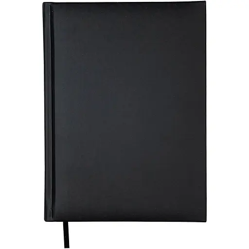 Ежедневник недатированный Buromax Gentle A5 искусственная кожа/поролон 336 страниц черный (BM.20090-01)