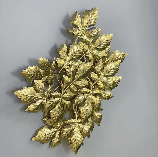 Світильник у флористичних мотивах з фактурного листя Line F Арт. WB5034-600-4P - фото 5