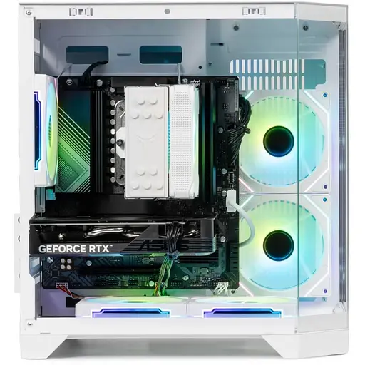 Корпус QUBE CRYSTAL ARGB White (CRYSTAL_GWNU3) Без БП - фото 12