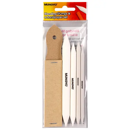 Набір розтушовок+наждачний папір, Mungyo - фото 1