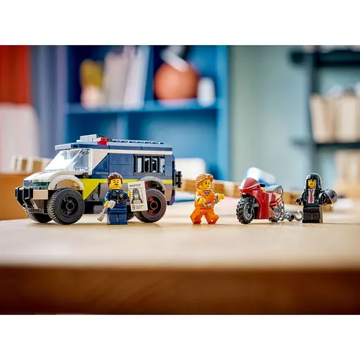Конструктор LEGO City Поліцейський фургон для перевезення в'язнів 198 деталей (60479) - фото 7