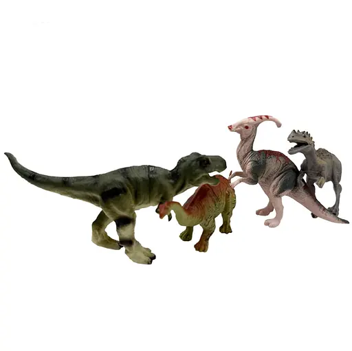 Дитячий ігровий набір "Динозаври" Bambi 704AB-2 в наборі 4 штуки - фото 1