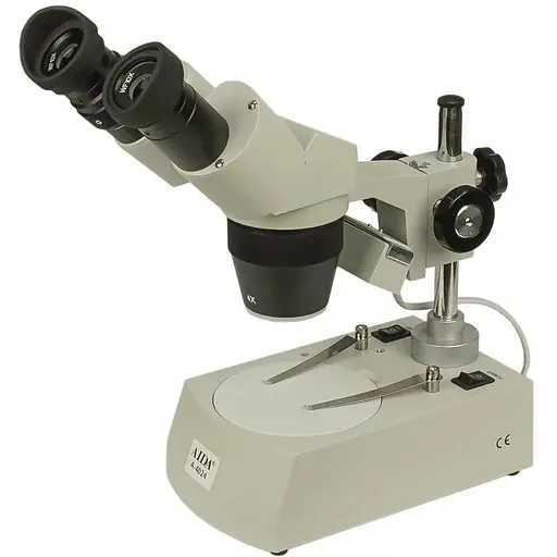 Микроскоп бинокулярный Aida A-4024/XTX-3C-R (вращающиеся очки, LED подсветка верх/низ, фокус 60-80 мм, кратность - фото 1