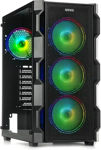 Корпус QUBE CORSAIR ARGB Black (CORSAIR_FMNU3) без блока питания - фото 1