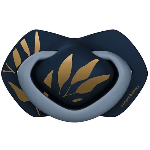 Пустушка Canpol babies Gold силіконова симетрична 0-6 міс. 2 шт. синя з блакитним (22/664_blu) - фото 2