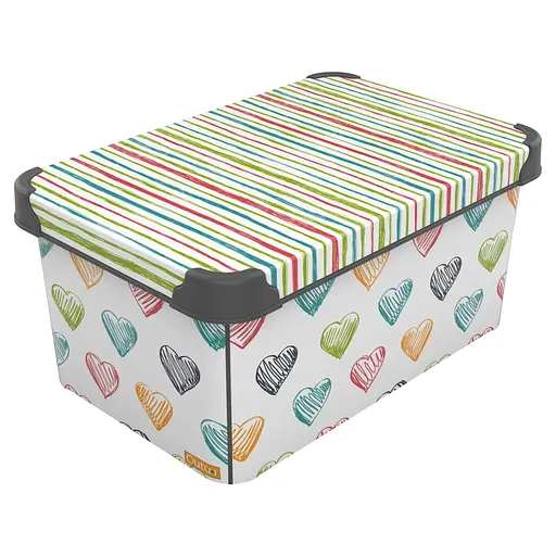 Коробка Qutu Style Box Colored Zigzag 10 л 34.5х23х16 см (STYLE BOX с/к COLORED ZIGZAG 10л)