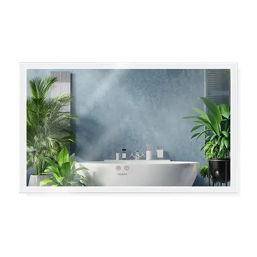 Дзеркало Kroner KRP Spiegel HR3 - 10060 з LED-підсвічуванням та антизапітнінням CV030038, Білий - фото 1