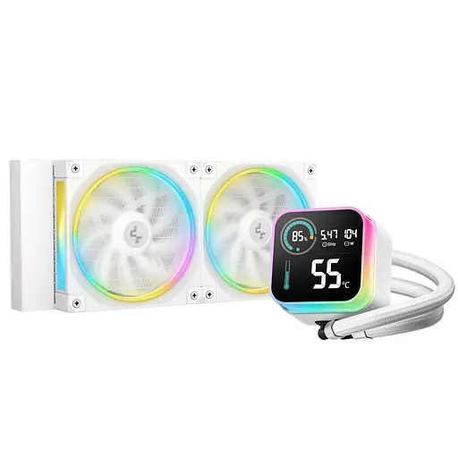 СВО DeepCool LQ240 White (R-LQ240-WHDSMC-G-1) - фото 1