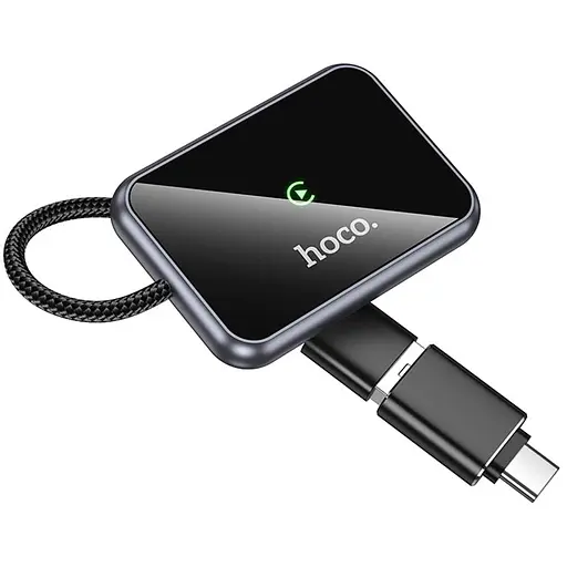 Адаптер Hoco HU1 Way car wireless CarPlay Metal grey - фото 3