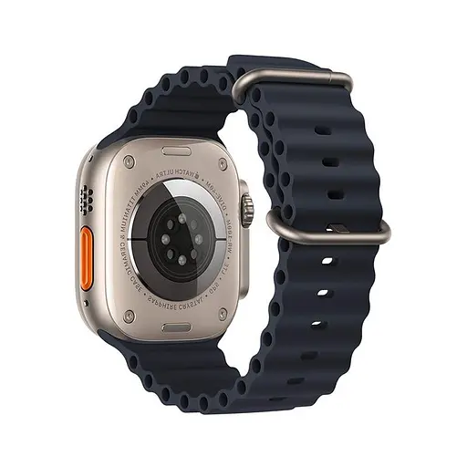 Ремешок Hoco iWatch WA12 series marine double buckle silicone strap (42/44/45/49 мм) - фото 1
