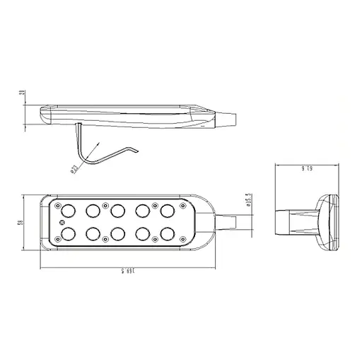 Електричний перемикач крісла, 4 кнопки, 5-контактний - фото 8