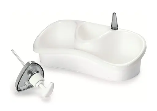 Кухонный аксессуар с емкостью для хранения и жидкого мыла Snips, белый - фото 2