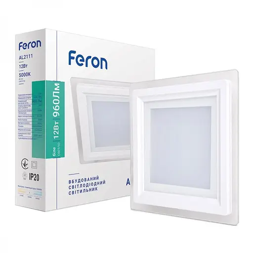 Светильник светодиодный Feron AL2111, 12W 5000K (1582)
