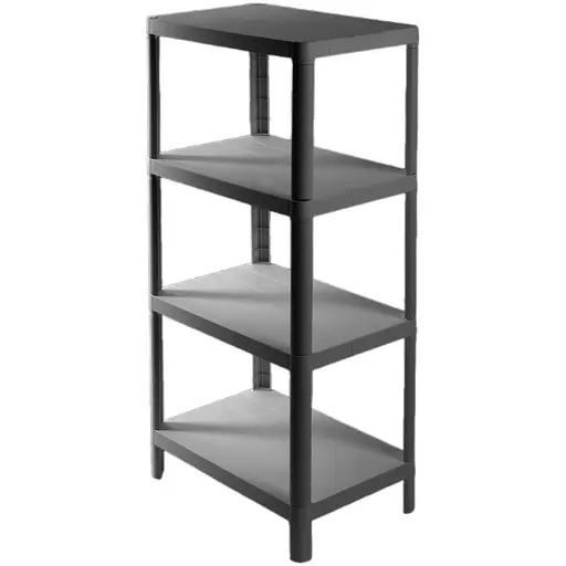 Этажерка Violet House Olympic 4-х ярусная серая (6030 Olympic 4 пол. GREY 27*42*95 см)