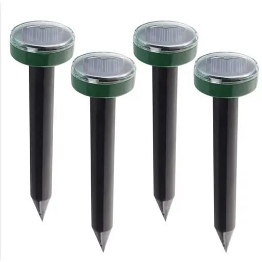 Відлякувач кротів сонячний ультразвуковий 4 шт.