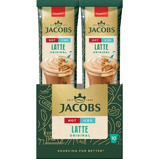 Дубль.Кофейный напиток Jacobs 3 в 1 Iced Latte Original, 21,5 г (824884) - фото 3